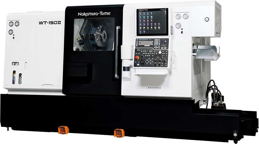 CNC drejemaskine Nakamura WT-150II-MMY med stanglader